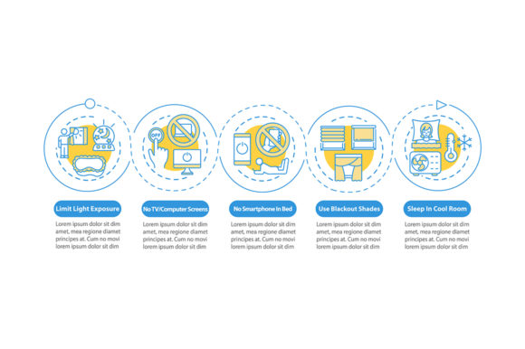 Better Sleep Recommendation Infographic: Graphics & Infographics Done Right