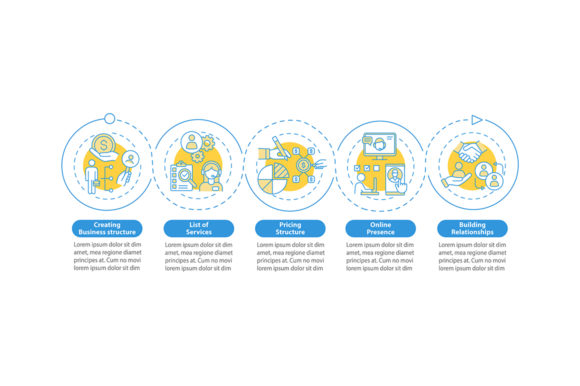 Business Development Vector Infographic Graphics