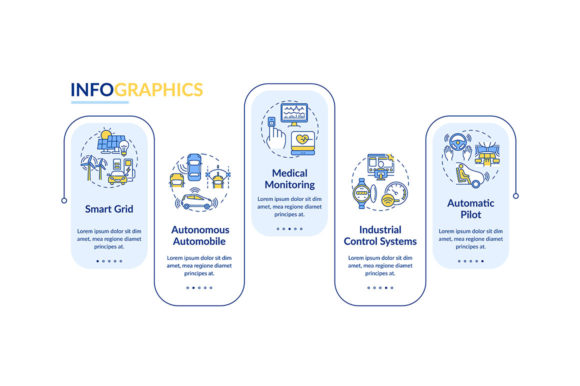 CPS Usage Vector Infographic Template: Graphics & Infographics