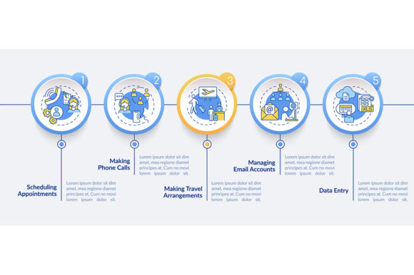 Virtual Assistant Tasks Infographic: Graphics & Infographics